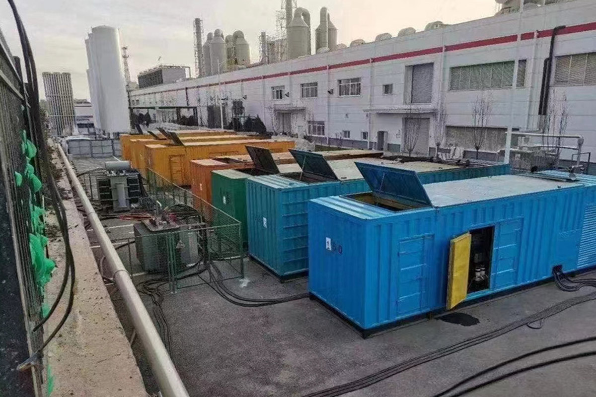 承德发电机租赁施工现场